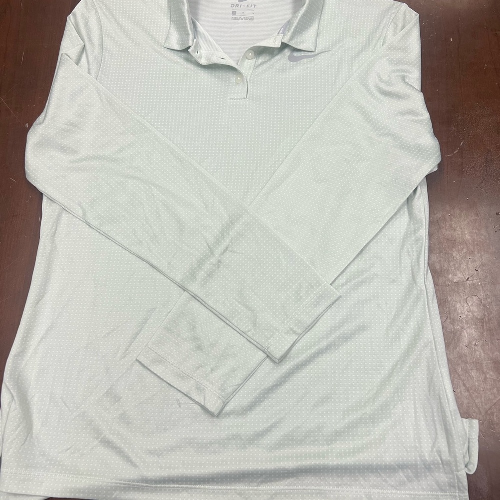 Nike White Long Sleeve Women's Top